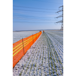 Plasă Parazăpadă Monofilament HDPE L 100 m (2 Role)